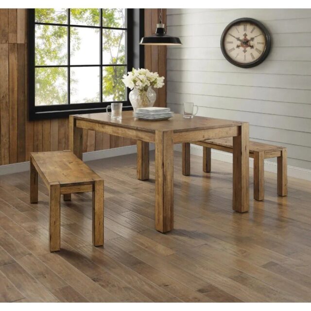 Rustic Wooden Dining Table